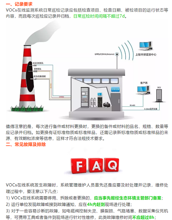 VOCs在線監(jiān)測(cè)系統(tǒng)日常運(yùn)行管理要求如何？